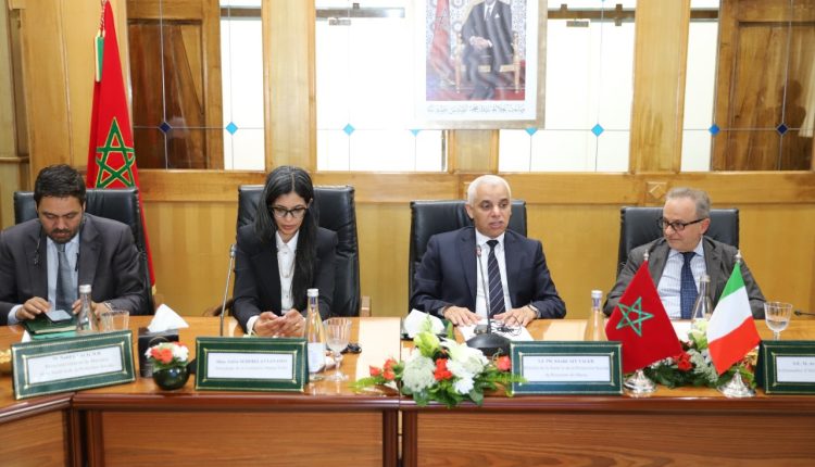 السفير الإيطالي وماما صوفيا في ضيافة وزير الصحة