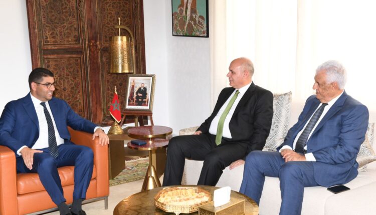 السيد بنسعيد يجري مباحثات مع نظيره الفلسطيني