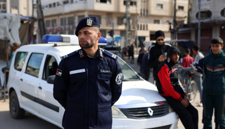 police ghaza